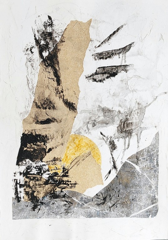 35x50, mixed media auf steinpapier